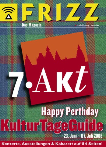 Pocketguide 7. Aschaffenburger Kulturtage