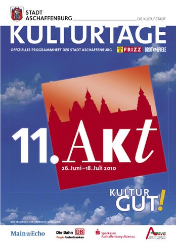 Pocketguide 11. Aschaffenburger Kulturtage