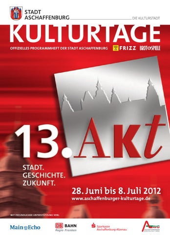 Pocketguide 13. Aschaffenburger Kulturtage