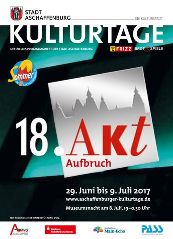Pocketguide 18. Aschaffenburger Kulturtage