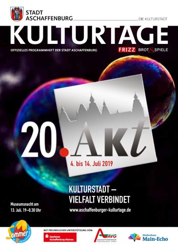 Pocketguide 20. Aschaffenburger Kulturtage