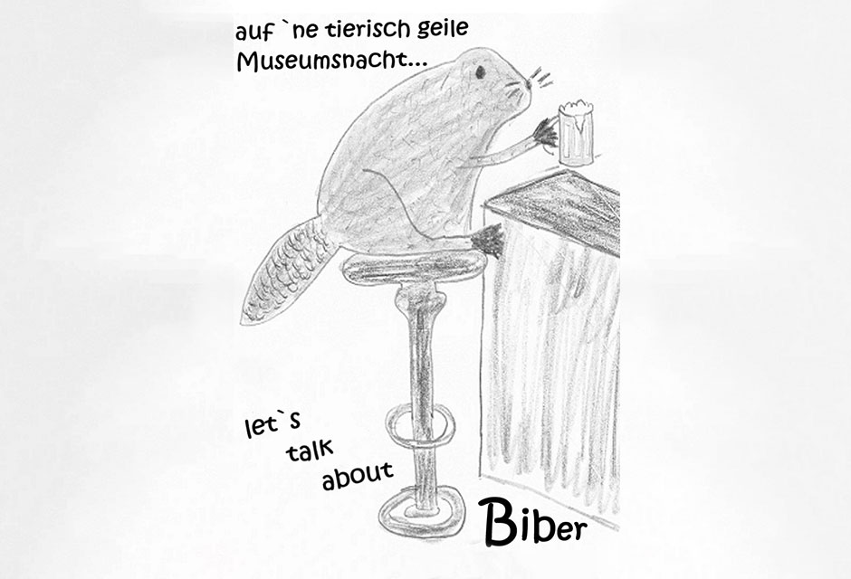 Der Biber in der Museumsnacht